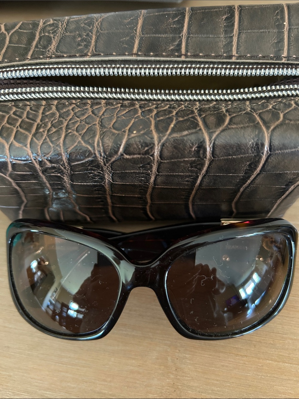 Vintage Michael Kors Oversized Brown Tortoiseshell Sunglasses